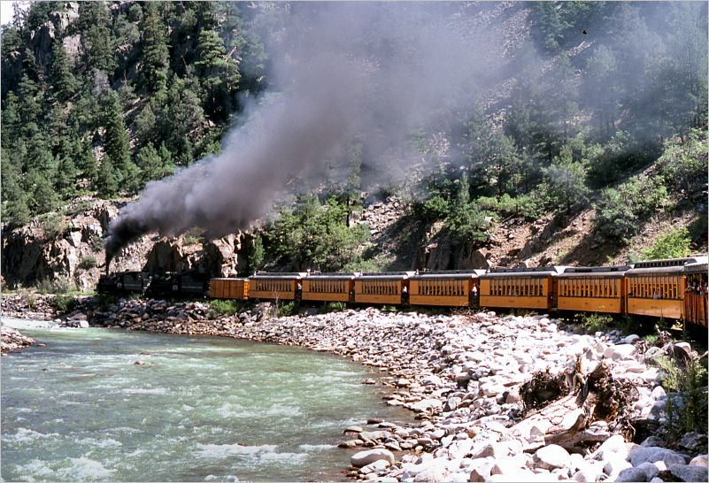 Durango Silverton train with Ron Char Chad Darcy